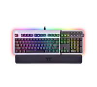 THERMALTAKE Clavier Gamer mécanique (Cherry MX Silver) Argent K5 RGB (Argent)