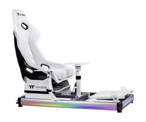 Thermaltake Cockpit de simulateur de vol GF500 Snow, Simulateur de course