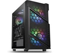 Thermaltake Commander C31 TG - ARGB Edition - tour - ATX - panneau latéral fenêtré (verre trempé) - pas d'alimentation (PS/2) - noir - USB/Audio G