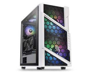 Thermaltake Commander C31 TG Snow ARGB Edition Midi Tower Noir, Blanc
