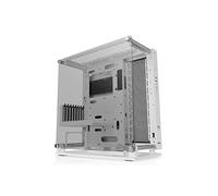 Thermaltake Core P3 Pro Snow E-ATX Châssis d'ordinateur de Jeu en Verre trempé, Cadre Ouvert, visualisation panoramique, Montage Mural en Verre, emplacements PCI-E rotatifs, CA-1G4-00M6WN-09