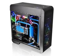 Thermaltake Core V71 TG Edition, Boîtier PC Full Tower Noir, ATX/EATX, 2x200mm avant, 1x140mm arrière/dessus, USB 3.2 Gen 1, Radiateurs 420mm, SPCC/Verre Trempé