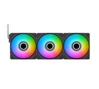 Thermaltake Ventilateurs CT120 EX Infinity ARGB 120mm PWM Pack 3, doubles miroirs, MagForce 2.0 Noir