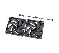 Thermaltake TT CT120 PC Boitier PC Ventilateur Noir 2 pièce(s)