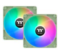 Thermaltake CT140 ARGB Sync PC Cooling Fan Matcha Green 2 Pack Ventilateur pour PC (l x H x P) 140 x 140 x 25 mm