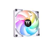 Thermaltake CT140 ARGB Sync - Ventilateur 140mm Boîtier PC, 500-1500 RPM, 77.37 CFM, 2.3 mmH2O, Roulement Hydraulique, Blanc, 2 unités (CL-F154-PL14SW-A)