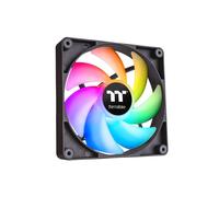 Thermaltake CT140 ARGB Sync, Ventilateur PC 140mm, 500-1500 RPM, 77.37 CFM, 2.3 mmH2O, Roulement Hydraulique, Noir, Pack de 2, Connecteur 3+4-Pin