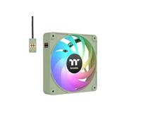 Thermaltake CT140 EX ARGB Sync | 140mm | Pack de 3 | Connexion en série magnétique MagForce 2.0 | PWM 500-1800 tr/min|9 LED adressables|Synchronisation carte mère 5V|Roulement hydraulique|Vert Matcha
