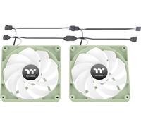 Thermaltake CT140 Reverse ARGB Sync PC Cooling Fan Matcha Green 2 Pack Ventilateur pour PC (l x H x P) 140 x 140 x 25 mm