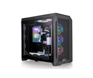 Thermaltake CTE C750 Full Tower Noir, ATX/EATX/mATX/Mini-ITX, 7x3.5", 12x2.5", 4x USB 3.2 Gen 1, 1x USB 3.2 Gen 2 Type-C, Ventilateurs 1x140mm avant/arrière/haut, Radiateurs 420mm max.