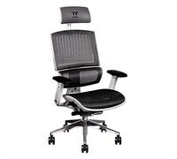 Thermaltake CyberChair E500 Chaise de Gaming Ergonomique réglable avec Cadre en Aluminium et Coussin en Maille et Hauteur d'assise/accoudoir 4 Directions, GGC-EG5-BWLFDM-01 Blanc