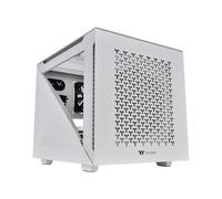 Thermaltake Divider 200 TG Air Snow - Micro boîtier - micro ATX - panneau latéral fenêtré (verre trempé) - pas d'alimentation (PS/2) - blanc - USB/Audio