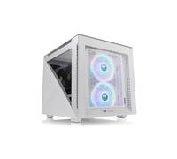 Thermaltake Divider 200 TG Blanc Micro Tower, micro ATX/Mini-ITX, 3x3.5", 6x2.5", 2xUSB 3.2 Gen1, 1xUSB 3.2 Gen2 Type-C, 1x200mm/1x120mm fans, verre trempé