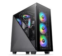 Boîtier PC THERMALTAKE Divider 300 TG ARGB - Noir - Midi Tower - 3x 120 mm Ventilateurs