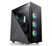 Thermaltake Boîtier Moyen Tour ATX Divider 500 TG RGB – Panneau vitré (Noir)
