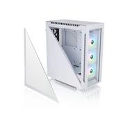 Thermaltake – Boîtier PC ATX Divider 500 TG Snow ARGB – Verre trempé, sans alim, USB/Audio, blanc