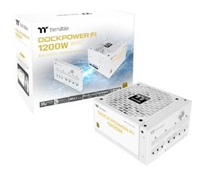 Thermaltake Dockpower Alimentation PC Modulaire | 80 Plus Gold | ATX 3.1 & PCIe 5.1 | Architecture de Câblage Amovible pour Installation Facile, Contacts Plaqués Or 30μ | Modèle FI | 850W | Neige