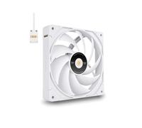 Thermaltake EX14 Pro Ventilateur Boîtier PC 140mm Blanc (Lot de 3) : 500-2000 tr/min, 102.3-119.6 CFM, 2.95-3.57 mmH2O, 31.6-34.1 dB, Palier Hydraulique