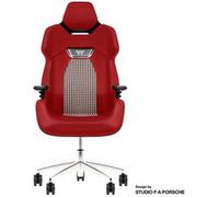 Thermaltake Fauteuil de jeu ARGENT E700 Storm Black Tissu Pied-de-poule, Siège gaming