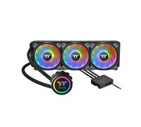 Thermaltake Floe DX RGB 360 : Refroidisseur liquide AIO pour processeur (Sockets Intel/AMD), radiateur 360mm, 3 ventilateurs 140mm RGB (500-1400 RPM, 60.87 CFM), cuivre.