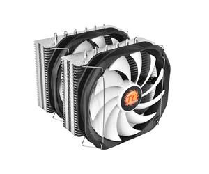 Thermaltake Frio Extreme Silent 14 Dual Processeur Refroidisseur 14 cm Noir, Métallique