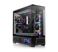 Thermaltake Full Tower CA-11H-00F1WN-00 Noir : ATX/EATX/micro ATX/Mini-ITX, 3x3.5", 3x2.5", 8 slots, Vent. 120/140mm, Rad. 420mm, USB 3.2