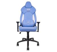 Thermaltake GGC-VCO-LWLWDS-01 Siège pour jeu vidéo Fauteuil de gaming Siège rembourré Bleu, Blanc