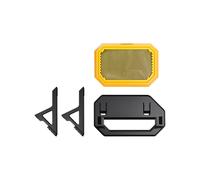 Thermaltake Kit d'Accessoires AC-076-ON4NAN-A1 pour Châssis Mini Tower (Noir/Jaune) avec Filtres Anti-Poussière, Compatible Tower 600