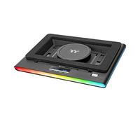 Thermaltake Massive Extreme CL-N023-PL12SW-B Refroidisseur pour Ordinateur Portable jusqu'à 18" 800~3500 TR/Min 48,5 CFM Ventilateur à Flux croisé 120 mm Capteur de température ambiante Molette de