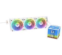 Thermaltake MINECUBE CL-W482-PL12SW-A Refroidisseur liquide pour processeur 360 Ultra Compatible Intel/AMD 3 x 120 mm 500~2000 tr/min SWAFAN EX ARGB MagForce 2.0. 4 écrans TFT LCD 3,95"