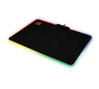 Thermaltake MP-DCM-RGBSMS-01 tapis de souris Tapis de souris de jeu Noir