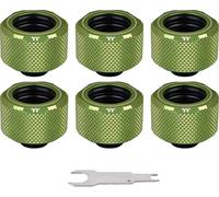 Thermaltake Pacific C-PRO G1/4 PETG Tube 16mm OD Compression - Green (6-Pack Fittings) Raccord pour refroidissement à l'eau