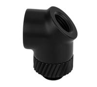 Thermaltake Pacific SF 45 Degree Adapter | Matte Black | DIY LCS Fittings