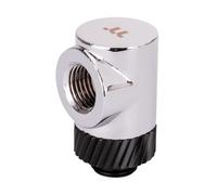 Thermaltake Pacific SF Adaptateur 90 degrés Argent Noir/DIY LCS/Raccords CL-W396-CU00SL-A