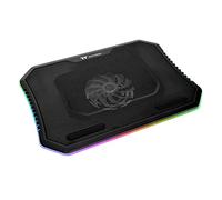 Thermaltake Panneau en maille d'acier massif avec 1 ventilateur de 120 mm, spectre RVB 256 couleurs, refroidisseur pour ordinateur portable de 10 à 15" CL-N020-PL12SW-A