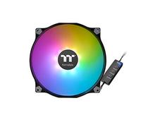 Thermaltake Pure 20 ARGB Sync Ventilateur pour PC noir, RVB (l x H x P) 200 x 200 x 30 mm avec écla
