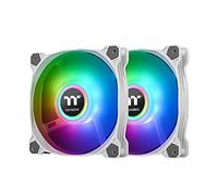 Thermaltake Ventilateur Pure Duo 12 universel 12 cm Blanc – 2 pièces