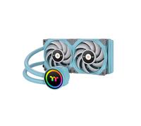 Thermaltake TOUGHLIQUID 240 ARGB Sync Carte mère - Turquoise Edition AMD/AM5/Intel LGA1700 Système de Refroidissement Liquide Tout-en-Un 240 mm Radiateur CPU Cooler CL-W319-PL12TQ-A