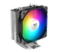 Thermaltake Refroidisseur de processeur ARGB UX500 ; caloducs en cuivre 5 x Ø6 mm ; ventilateur PWM 120 mm ; 700~1800 tr/min ; compatible Intel/AMD ; tour unique ; TDP 260 W ; noir ; CL-P144