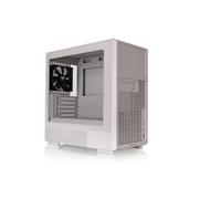 Thermaltake Boîtier mini-tour Retro 260 Beige – 2 vitres en verre trempé, 1 ventilateur 120 mm, SPCC