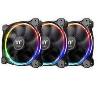 Thermaltake Riing 12 RGB Sync 3 Pack Ventilateur pour PC noir, RVB (l x H x P) 120 x 120 x 25 mm ave