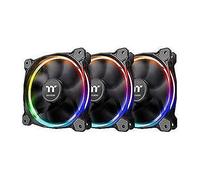 Thermaltake Riing 12 RGB Sync Edition Ventilateur de boîtier (paquet de 3, compatible avec ASUS, Gigabyte, MSI, Asrock et Biostar)