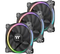 Thermaltake RIING 14 LED Ventilateur pour PC RVB (l x H x P) 140 x 140 x 25 mm avec éclairage LED