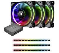 Thermaltake Ventilateur pour radiateur Riing Plus 12 RGB Lumi Plus – TT Premium Edition Combo Kit