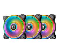Thermaltake Ventilateur pour boîtier PC Riing Quad 12 RGB 12 cm Noir