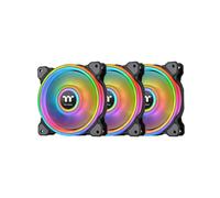 Thermaltake Riing Quad 12 RGB - Ventilateur 120mm pour Boitier PC - 500-1500 RPM, 1.4 mmH2O, 40.9 CFM, 54 LED RGB, Roulement Hydraulique