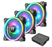 Thermaltake Riing Trio 14 RGB TT Premium Edition Processeur Ventilateur 14 cm Noir, Gris, Ventilateur de boîtier