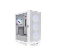 Boitier Moyen Tour E-ATX Thermaltake S250 TG RGB avec panneau vitré (Blanc)