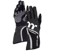 Thermaltake Sim Gloves | Gants de simulation | Accessoires Sim Racing | Paume antidérapante | Compatibles écrans tactiles | Tissu respirant | Noir | 2XL