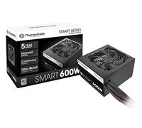 Thermaltake Smart unité d'alimentation d'énergie 600 W ATX Noir - Unités d'alimentation d'énergie (600 W, 100 - 240 V, 50 - 60 Hz, 10 A, 12 A, Actif)